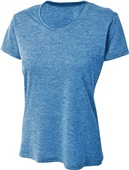 A4 Womens Inspire Tonal Space Dye Performance Tee