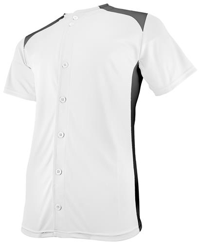 Adult & Youth Full Button 2-Color Game Baseball Jerseys. Decorated in seven days or less.