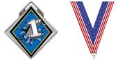 Hasty Award G-Force 3" Medal Bust Out 1st Place Hasty Award G-Force 3" Medal Bust Out 1st Place