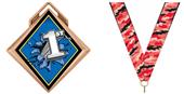 Hasty Award G-Force 3" Medal Bust Out 1st Place Hasty Award G-Force 3" Medal Bust Out 1st Place