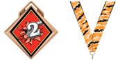 Hasty Award G-Force 3" Medal Bust Out 2nd Place Hasty Award G-Force 3" Medal Bust Out 2nd Place