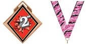 Hasty Award G-Force 3" Medal Bust Out 2nd Place Hasty Award G-Force 3" Medal Bust Out 2nd Place