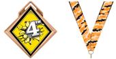 Hasty Award G-Force 3" Medal Bust Out 4th Place Hasty Award G-Force 3" Medal Bust Out 4th Place