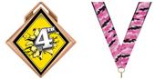 Hasty Award G-Force 3" Medal Bust Out 4th Place Hasty Award G-Force 3" Medal Bust Out 4th Place