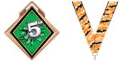 Hasty Award G-Force 3" Medal Bust Out 5th Place Hasty Award G-Force 3" Medal Bust Out 5th Place