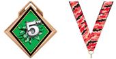 Hasty Award G-Force 3" Medal Bust Out 5th Place Hasty Award G-Force 3" Medal Bust Out 5th Place