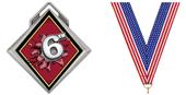 Hasty Award G-Force 3" Medal Bust Out 6th Place Hasty Award G-Force 3" Medal Bust Out 6th Place