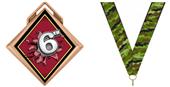 Hasty Award G-Force 3" Medal Bust Out 6th Place Hasty Award G-Force 3" Medal Bust Out 6th Place