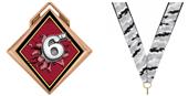 Hasty Award G-Force 3" Medal Bust Out 6th Place Hasty Award G-Force 3" Medal Bust Out 6th Place