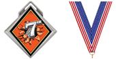 Hasty Award G-Force 3" Medal Bust Out 7th Place Hasty Award G-Force 3" Medal Bust Out 7th Place