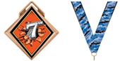 Hasty Award G-Force 3" Medal Bust Out 7th Place Hasty Award G-Force 3" Medal Bust Out 7th Place