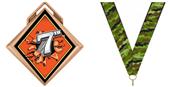 Hasty Award G-Force 3" Medal Bust Out 7th Place Hasty Award G-Force 3" Medal Bust Out 7th Place