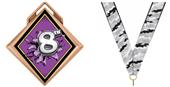 Hasty Award G-Force 3" Medal Bust Out 8th Place Hasty Award G-Force 3" Medal Bust Out 8th Place