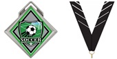 Hasty 3" G-Force Medal Shield Soccer Insert