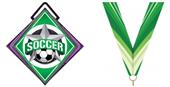 Hasty Excel 3" Purple Medal All-Star Soccer Mylar