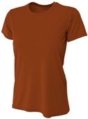 A4 Women's Cooling Performance Crew BURNT ORANGE Primary
