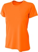 A4 Women's Cooling Performance Crew SAFETY ORANGE Primary