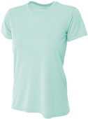 A4 Women's Cooling Performance Crew PASTEL MINT Primary