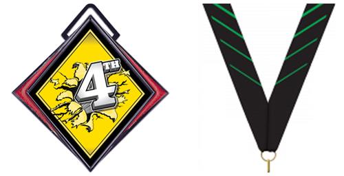 PHOENIX GREEN NECK RIBBON