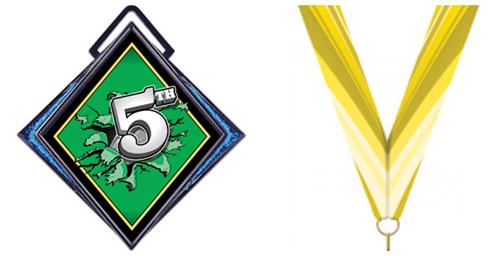 HALO YELLOW NECK RIBBON