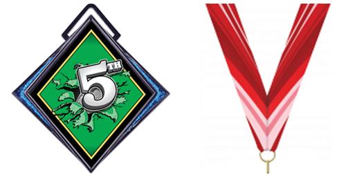 HALO RED NECK RIBBON