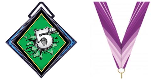 HALO PURPLE NECK RIBBON