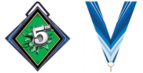 HALO BLUE NECK RIBBON