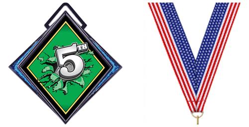 AMERICAN FLAG NECK RIBBON