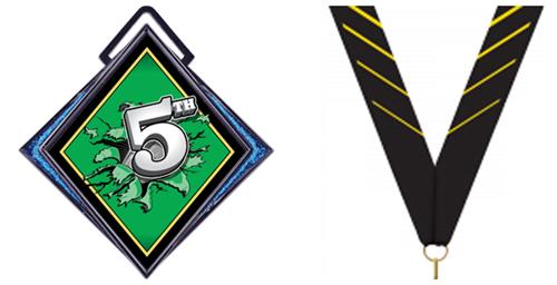 PHOENIX YELLOW NECK RIBBON