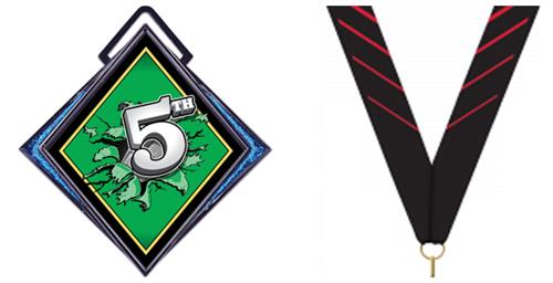 PHOENIX RED NECK RIBBON