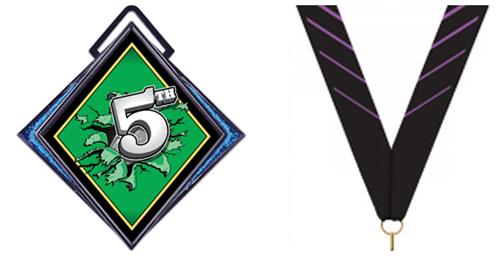 PHOENIX PURPLE NECK RIBBON