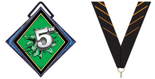 PHOENIX ORANGE NECK RIBBON