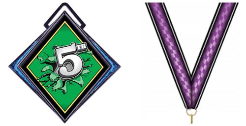 VICTORY PURPLE NECK RIBBON