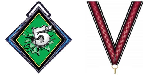 VICTORY MAROON NECK RIBBON