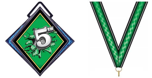 VICTORY GREEN NECK RIBBON