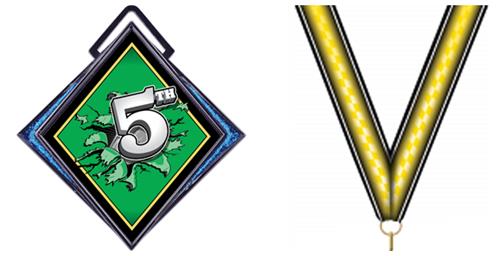 VICTORY YELLOW NECK RIBBON