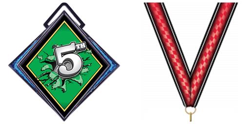 VICTORY RED NECK RIBBON