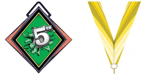 HALO YELLOW NECK RIBBON