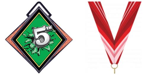 HALO RED NECK RIBBON