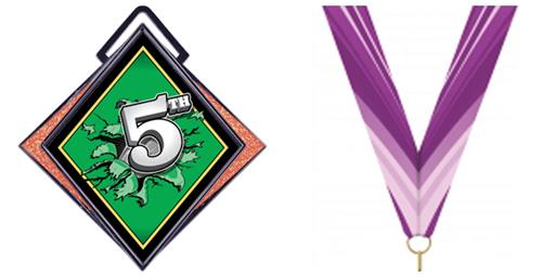 HALO PURPLE NECK RIBBON