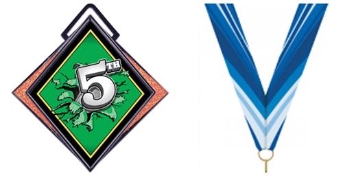 HALO BLUE NECK RIBBON