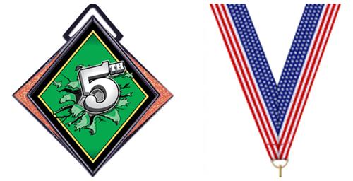 AMERICAN FLAG NECK RIBBON