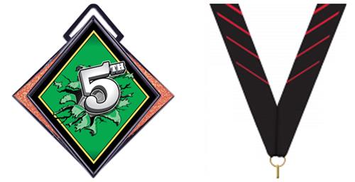 PHOENIX RED NECK RIBBON