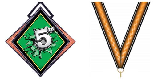 VICTORY ORANGE NECK RIBBON