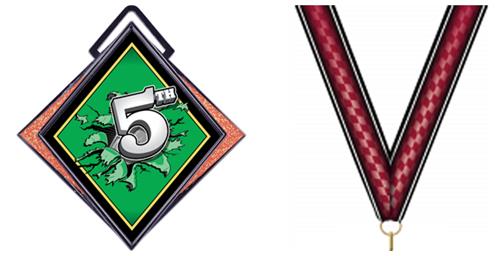 VICTORY MAROON NECK RIBBON