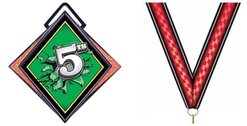 VICTORY RED NECK RIBBON