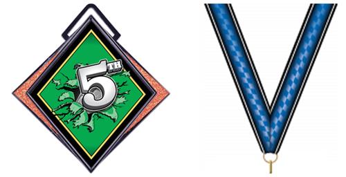 VICTORY BLUE NECK RIBBON