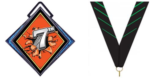 PHOENIX GREEN NECK RIBBON