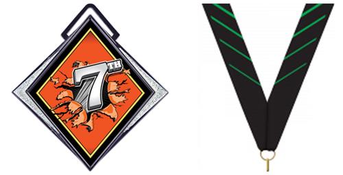 PHOENIX GREEN NECK RIBBON