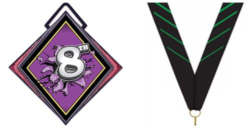 PHOENIX GREEN NECK RIBBON